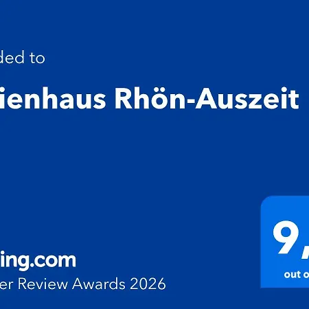Rhoen-auszeit Apartman